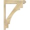 Ekena Millwork Merced Rough Sawn Arts and Crafts Outlooker, Douglas Fir, 6"W x 26"D x 34"H OUT06X26X34MRC03RDF - alternate 4